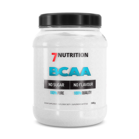 7Nutrition BCAA 100% 500g - 100 porcijų