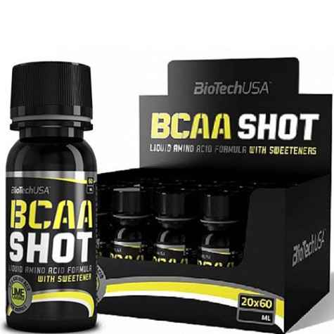 Biotech BCAA + L-Arginine SHOT 20 amp. x60 ml.