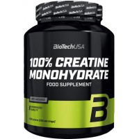 Biotech 100% Creatine Monohydrate - 200 porcijų (1000 g.)..
