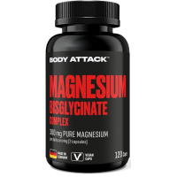 BodyAttack Magnesium Bisglycinate 120 kaps...