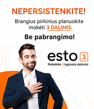 Mokėkite trimis dalimis