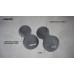 Hanteliai plienas/PU AVENTO 42DB GRY