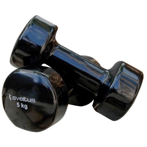 Viniliniai hanteliai SVELTUS 2x5kg