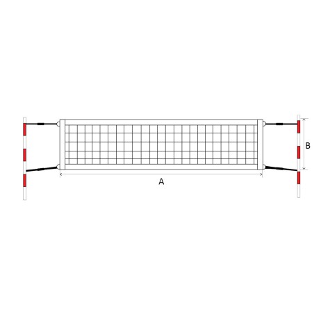 Paplūdimio teniso tinklas POKORNY ECONOM