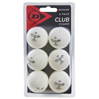 Stalo teniso kamuoliukai Dunlop CLUB CHAMP 1žv. 6vnt..