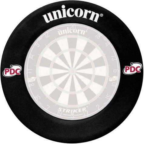 Darts sienos apsauga UNICORN Dartboard Surround PDC/UPL Black
