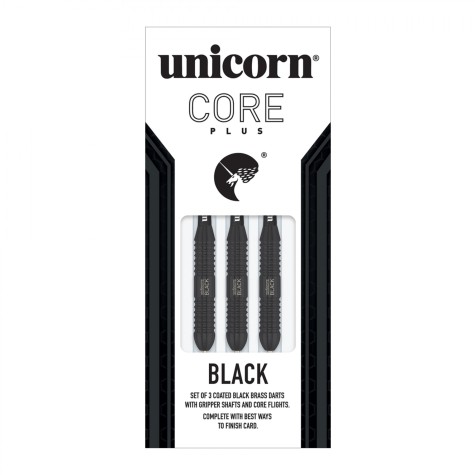 Strėlytės UNICORN Core Plus Win Black Brass 3x22g