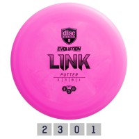 Diskgolfo diskas DISCMANIA Putter SOFT EXO LINK Evolution