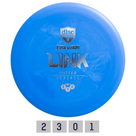 Diskgolfo diskas DISCMANIA Putter SOFT EXO LINK Evolution