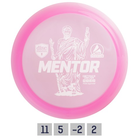 Diskgolfo diskas DISCMANIA Distance Driver MENTOR Active Premium