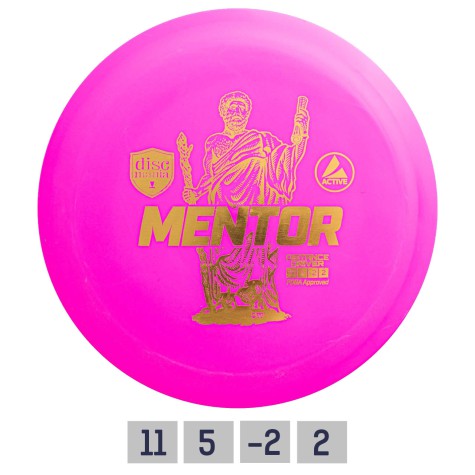 Diskgolfo diskas DISCMANIA Distance Driver MENTOR Active