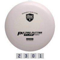 Diskgolfo diskas DISCMANIA Putter D-LINE P2 FLEX 2