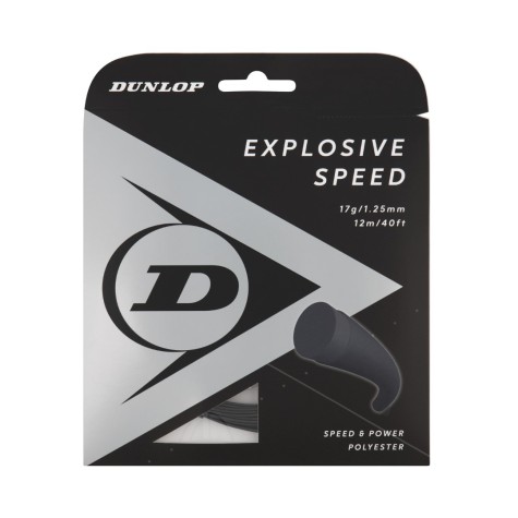 Stygos raketei DUNLOP EXPLOSIVE SPEED 17G/1.25mm BLACK