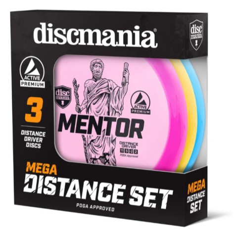 Diskgolfo diskų rinkinys DISCMANIA Active Premium MEGADISTANCE 3 discset