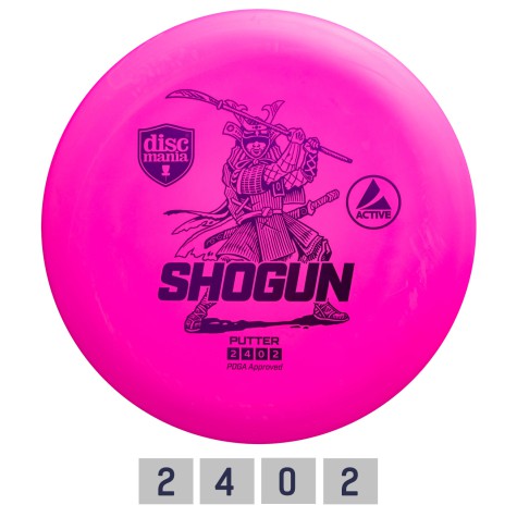 Diskgolfo diskas DISCMANIA Putter SHOGUN Active