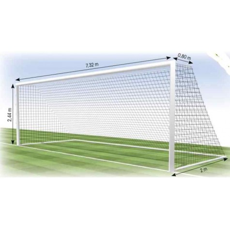 Futbolo tinklas TREMBLAY FF1113MS 2vnt.