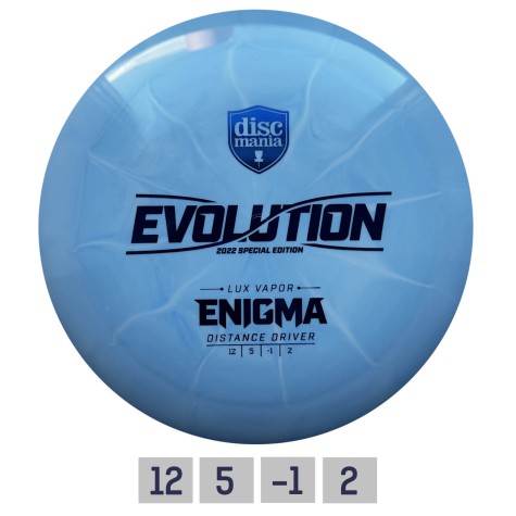 Diskgolfo diskas DISCMANIA Lux Vapor ENIGMA Evolution