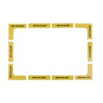 Linijos teniso kortui, 12 vnt., geltonos