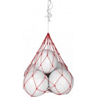 Tinklas kamuoliams AVENTO 75MB Red/White..