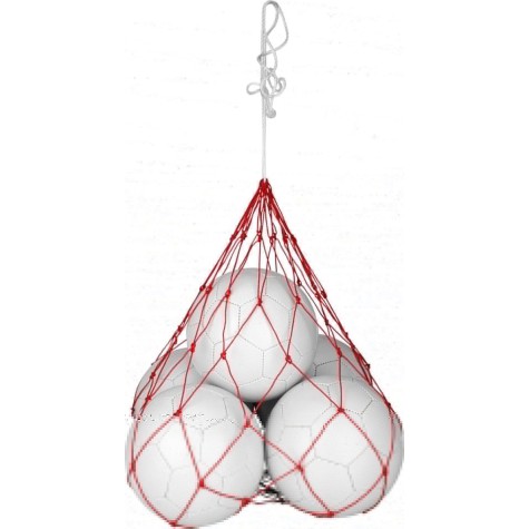 Tinklas kamuoliams AVENTO 75MB Red/White