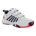 Teniso batai vaik. K-SWISS COURT EXPRESS 2 STRAP white/stargazer EU33
