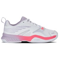 Teniso batai mot. K-SWISS SPEEDEX CLAY white/orchid petal EU40..