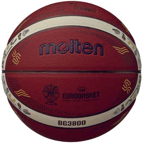 Krepšinio kamuolys MOLTEN B7G3800-E5Z Eurobasket 2025