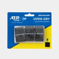 Teniso raketės virš. apvija DUNLOP VIPERDRY ATP overgrip, black..