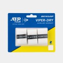 Teniso raketės virš. apvija DUNLOP VIPERDRY ATP overgrip, white