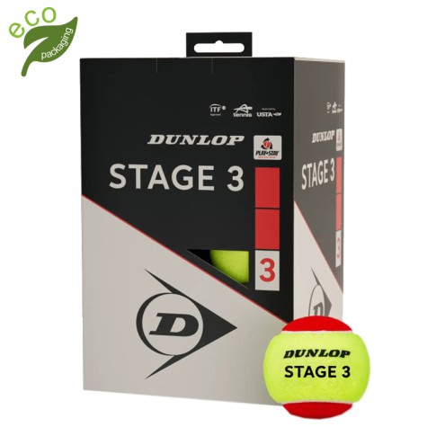 Lauko teniso kamuoliukai DUNLOP STAGE 3 12vnt