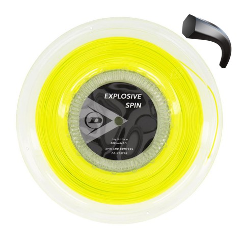Stygos teniso raketei DUNLOP EXPLOSIVE SPIN 16g/1.30mm 200m