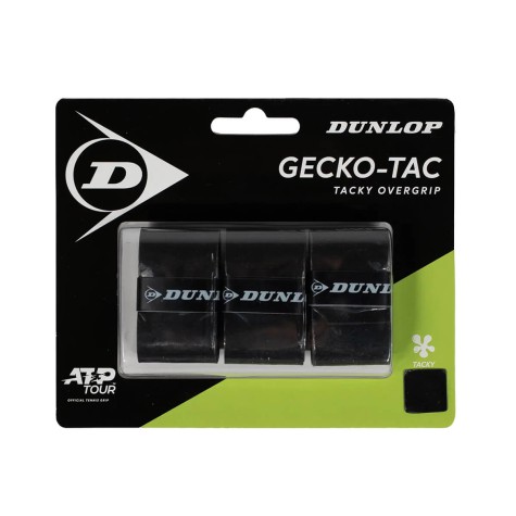 Teniso raketės virš. apvija DUNLOP GECKO-TAC overgrip, black