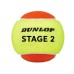 Lauko teniso kamuoliukai DUNLOP STAGE 2 3vnt. tinka paplūdimio tenisui