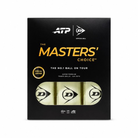 Lauko teniso kamuoliukai DUNLOP ATP TOUR MASTERS 3x4PET