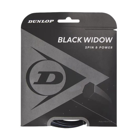 Stygos teniso raketei DUNLOP BLACK WIDOW 17g/1.26mm 12m