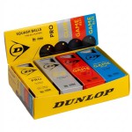 Skvošo kamuoliukai DUNLOP Mixed WSF/PSA 4x3