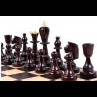 Nardai, šachmatai, šaškės Ace 420x210x55 mm, karalius 100mm..