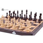 Šachmatai Club 480x240x30mm, karalius 100mm