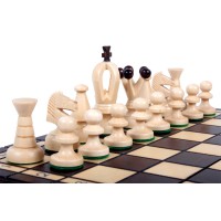 Nardai, šachmatai, šaškės King's Small 300x150x50mm, karalius 60mm..