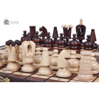 Nardai, šachmatai, šaškės Royal Maxi 310x155x45mm (karalius 65mm)..