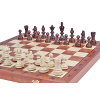 Nardai, šachmatai, šaškės Olympic Small 350x175x45mm, Karalius 65mm..