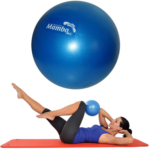 Pilates kamuolys Soft Over ball 25-27cm mėlynas