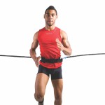 Pasipriešinimo bėgimo diržas Amaya su 2 gumomis