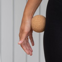 Masažinis kamuoliukas Prove Yoga Cork 65mm..