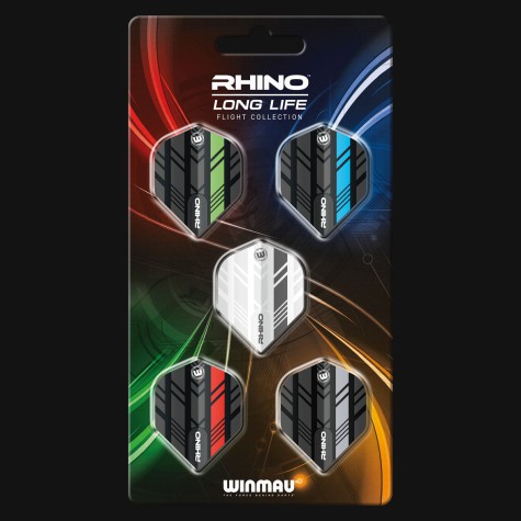 Smiginio strėlyčių sparneliai Winmau Rhino Dart Flight Collection