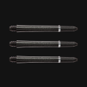  Smiginio strėlyčių koteliai Winmau Carbon Fibre Medium Black Dart Shaft