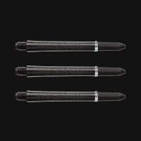  Smiginio strėlyčių koteliai Winmau Carbon Fibre Medium Black Dart Shaft