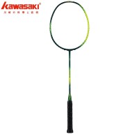 Profesionali badmintono raketė Kawasaki High tension G6 Green (sustyguot..