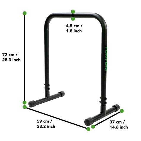 Mobilios lygiagretės TUNTURI PARALLETTES BAR SET