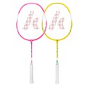 Badmintono rakečių komplektas (vaikiškas) Kawasaki Happy Kids 605 geltona ir rožinė